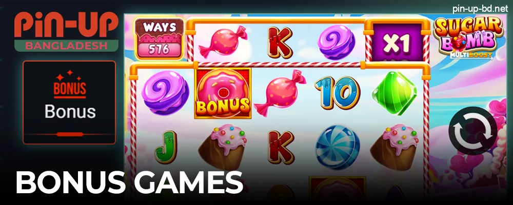 Pin Up Casino Bonus Games