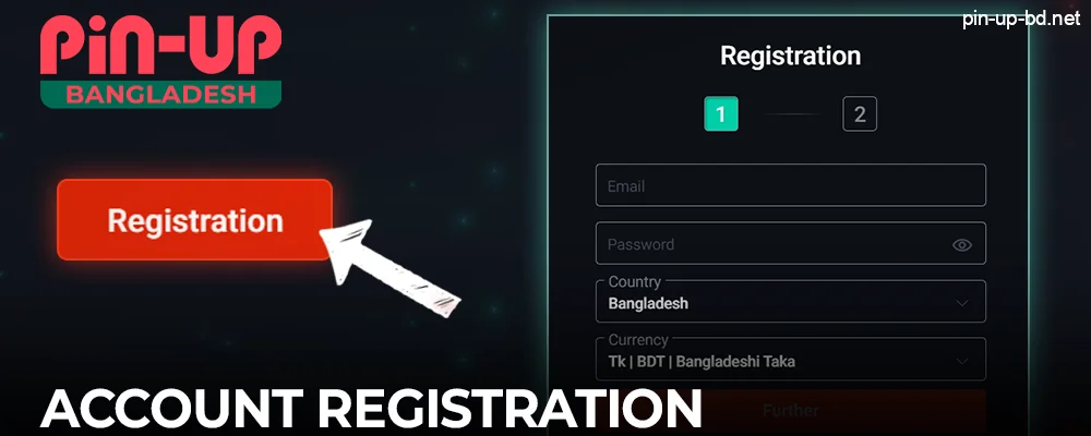 Pin Up Casino account registration