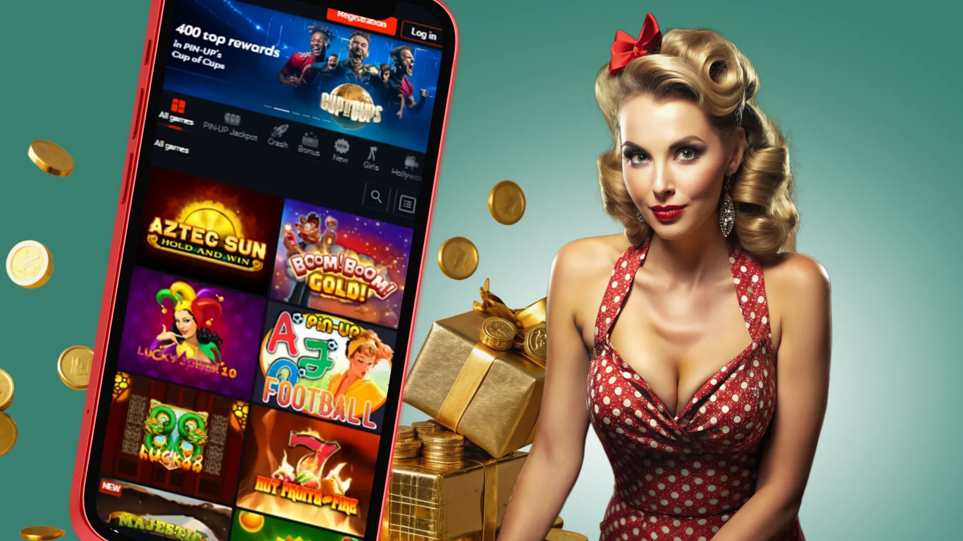 Start playing Slots online in the Pin Up app